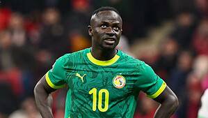 Sadio Mané en la final de la Copa Africana 2025.