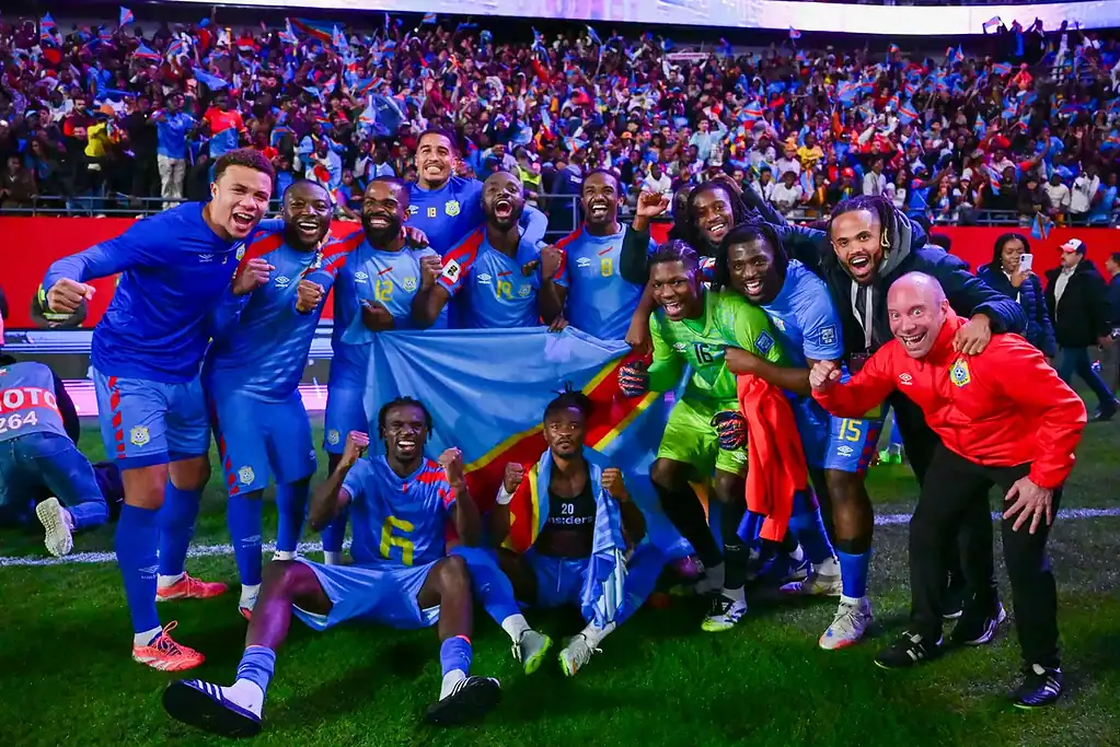 La selección de la República Democratica del Congo.