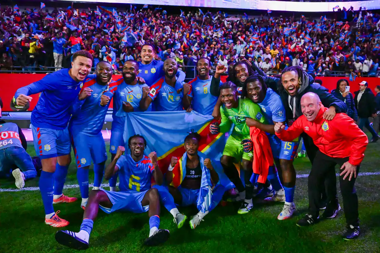 La selección de la República Democratica del Congo.
