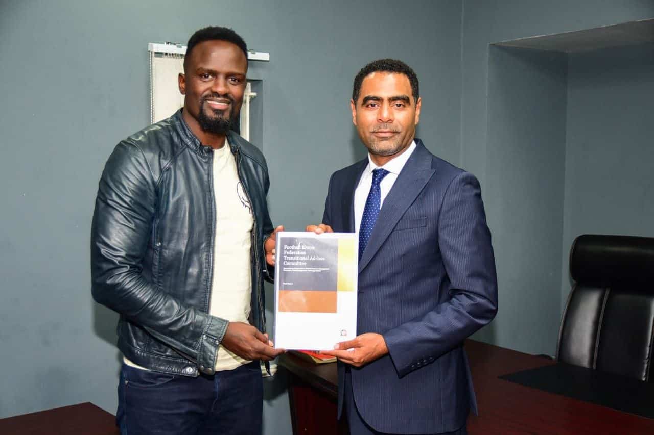 McDonald Mariga, ex mediocampista del Inter de Milán y nuevo presidente interino de la Football Kenya Federation