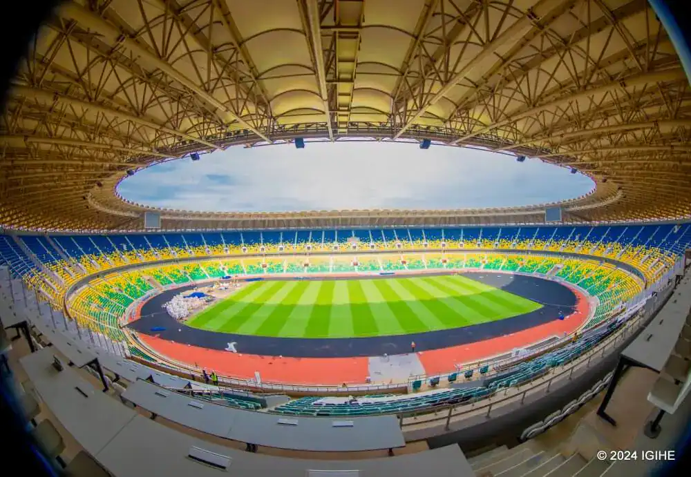 El remodelado Amahoro Stadium.