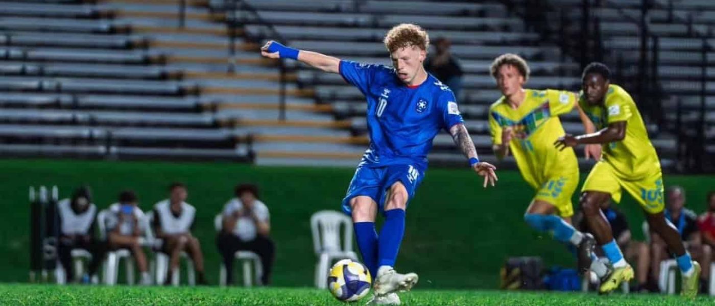 De León ejecuta el penal que abre el marcador para Puerto Rico ante las Islas Vírgenes en la final de la FIFA Series 2026