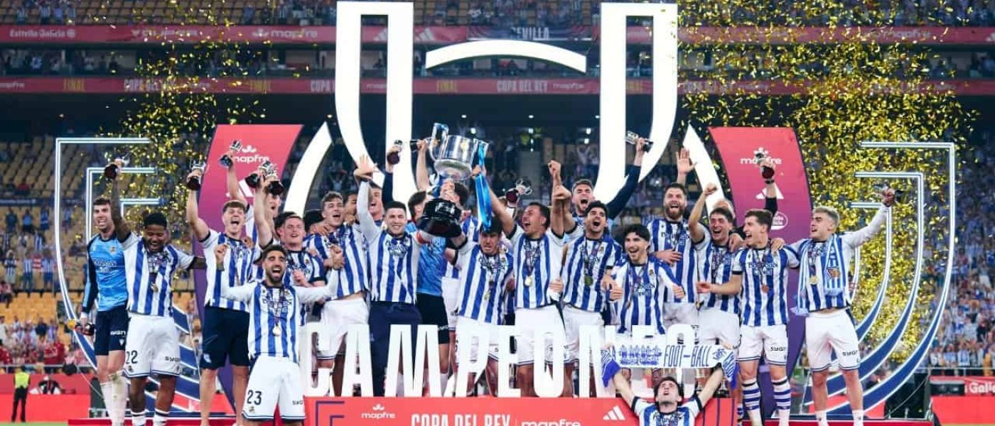 Final de la Copa del Rey 2026 entre Real Sociedad y Atlético de Madrid en La Cartuja de Sevilla