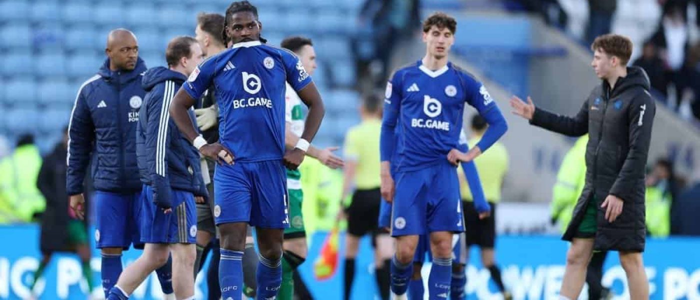 Hinchada del Leicester City en el King Power Stadium durante el partido contra Hull City por la Championship