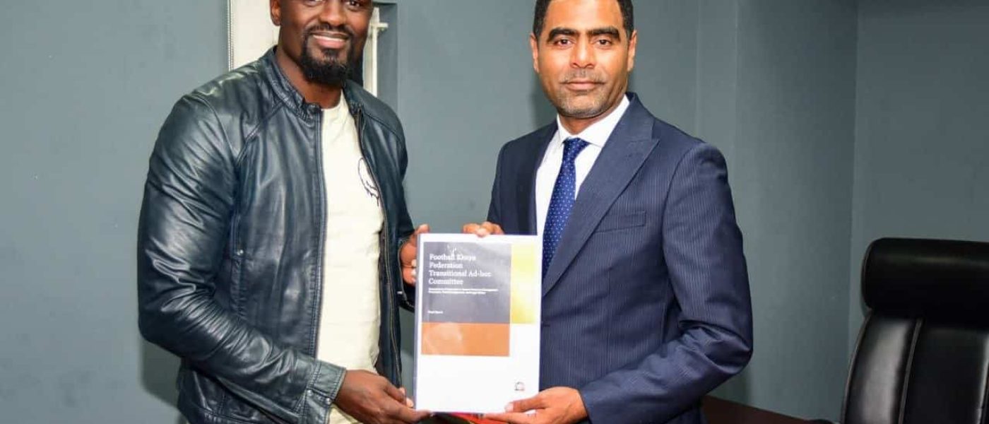 McDonald Mariga, ex mediocampista del Inter de Milán y nuevo presidente interino de la Football Kenya Federation