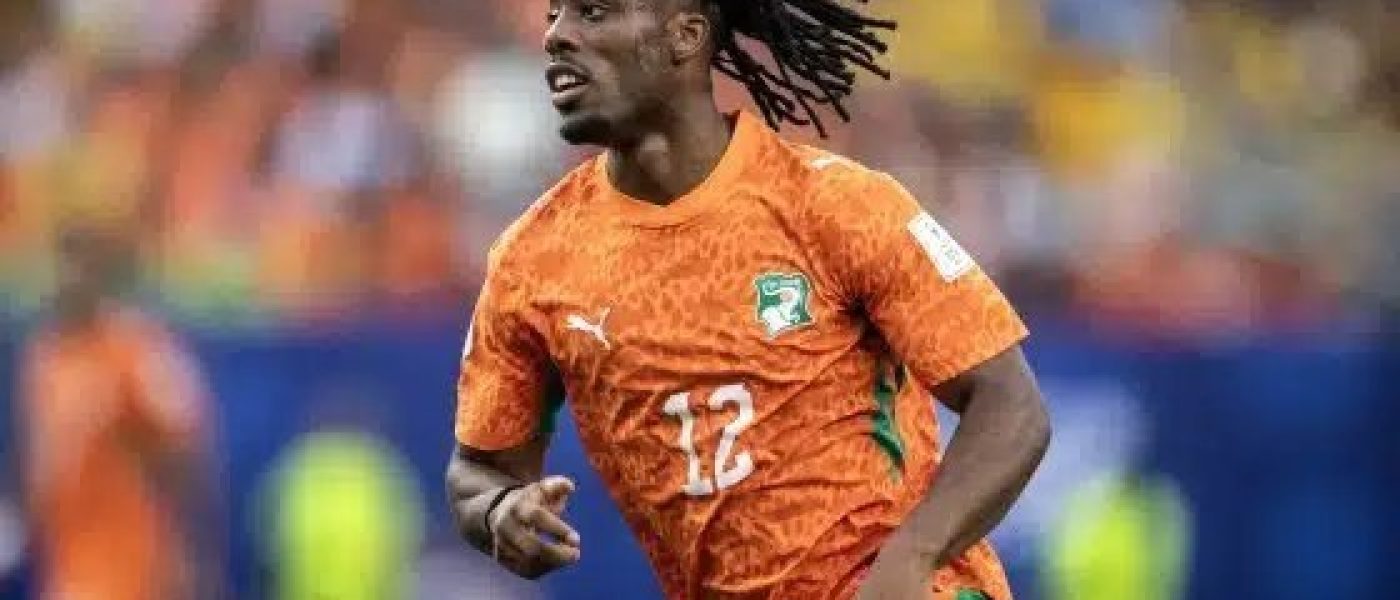 Elye Wahi con la camiseta de Costa de Marfil durante el Mundial 2026