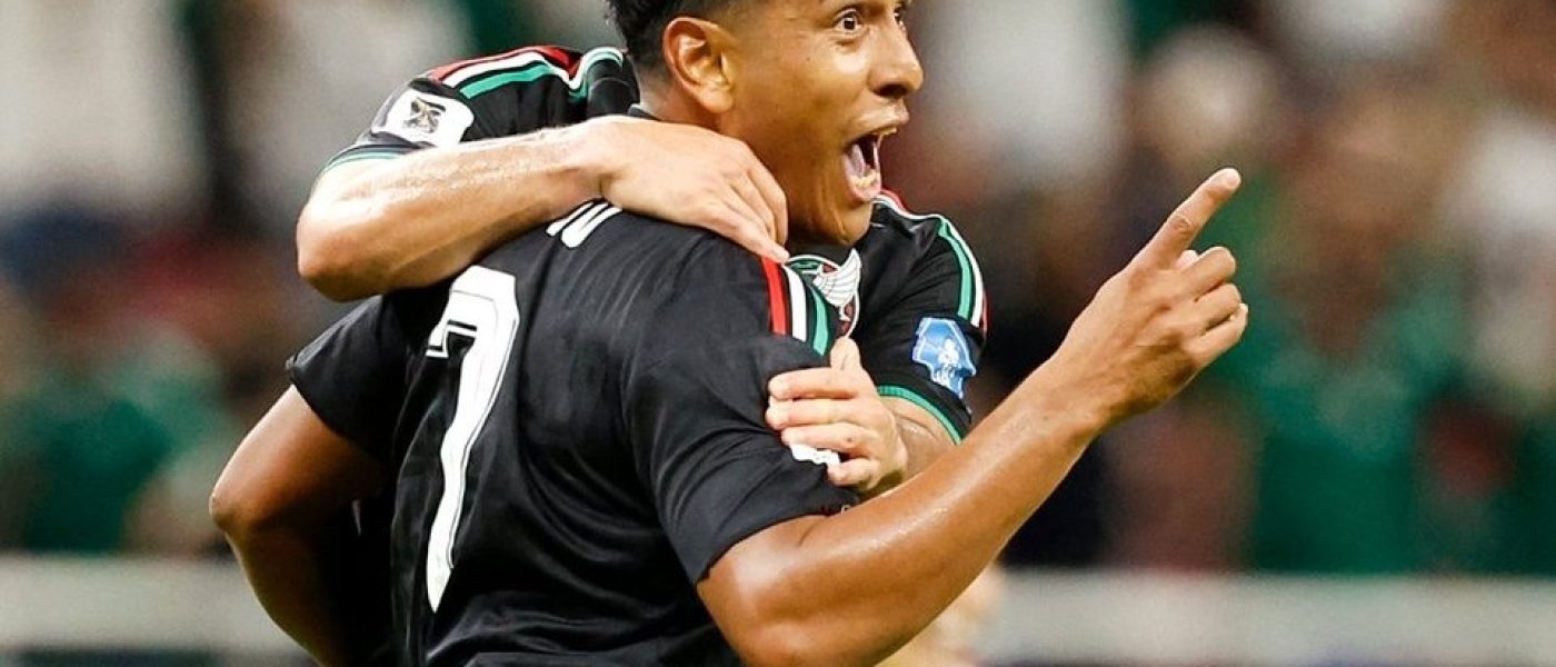 Luis Romo celebra su gol en el México 1-0 Corea del Sur por el Mundial 2026 en el Estadio Akron de Guadalajara