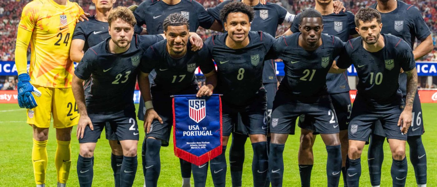 ATLANTA, GA - MARCH 31: United States  prior to the match against Portugal at Mercedes-Benz Stadium on March 31, 2026 in Atlanta, Georgia. Portugal won the match 2-0. (Photo by Shaun Clark/ISI Photos/ISI Photos via Getty Images)