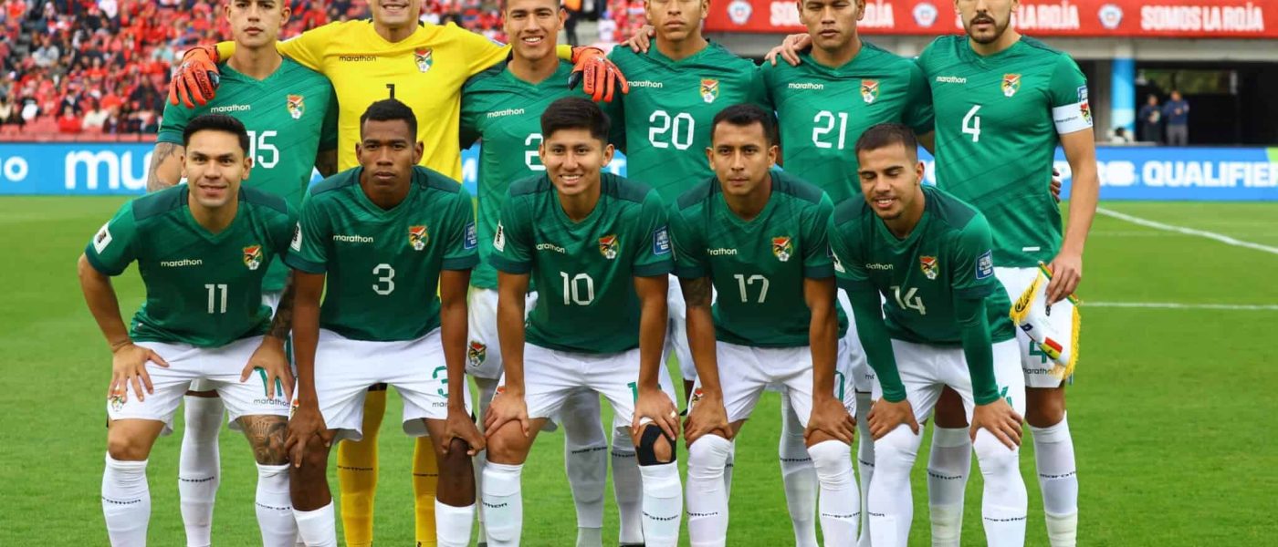 Bolivia selección nacional formación antes de un partido de Eliminatorias Sudamericanas